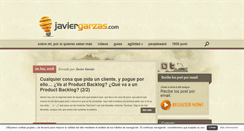 Desktop Screenshot of javiergarzas.com